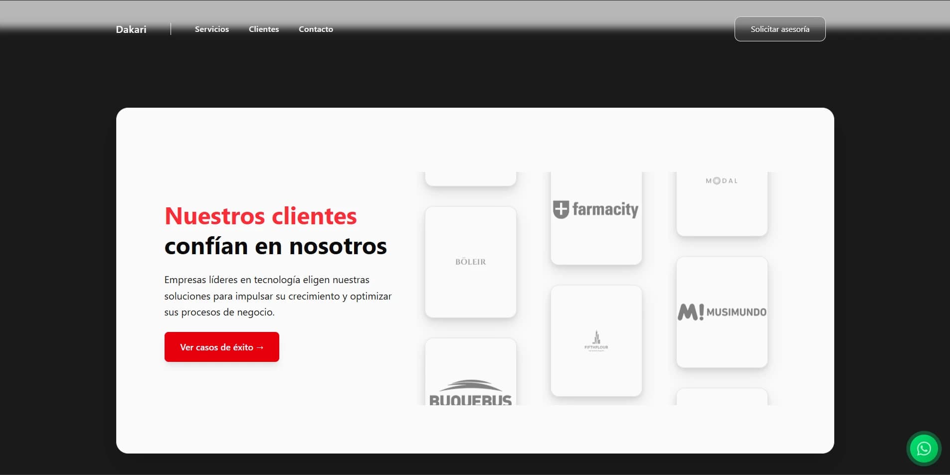 Dakari Web screenshot 3