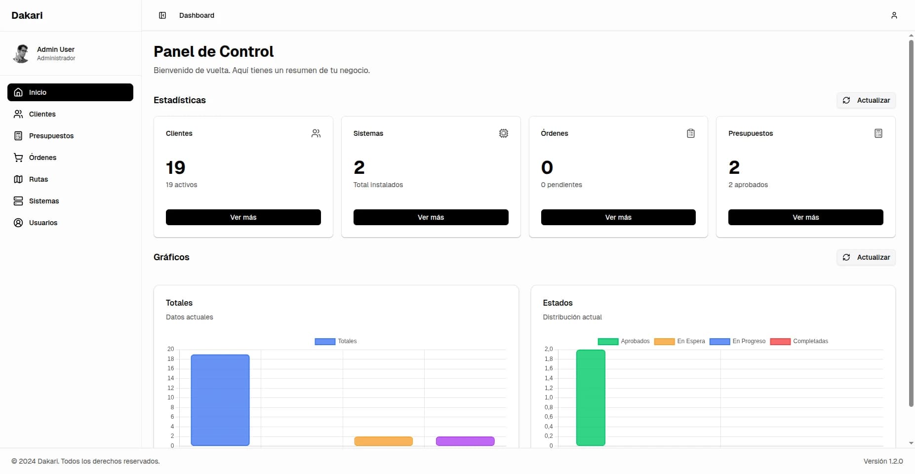 Dakari ERPM screenshot 1