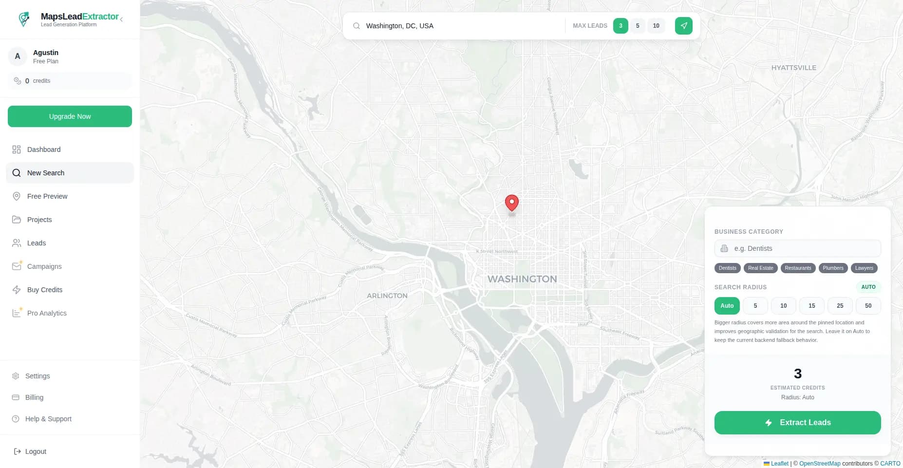 MapsLeadExtractor screenshot 2