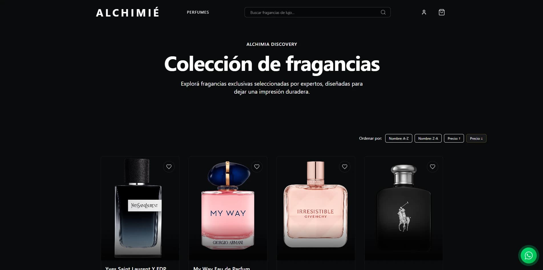 Nadir Perfumes screenshot 2