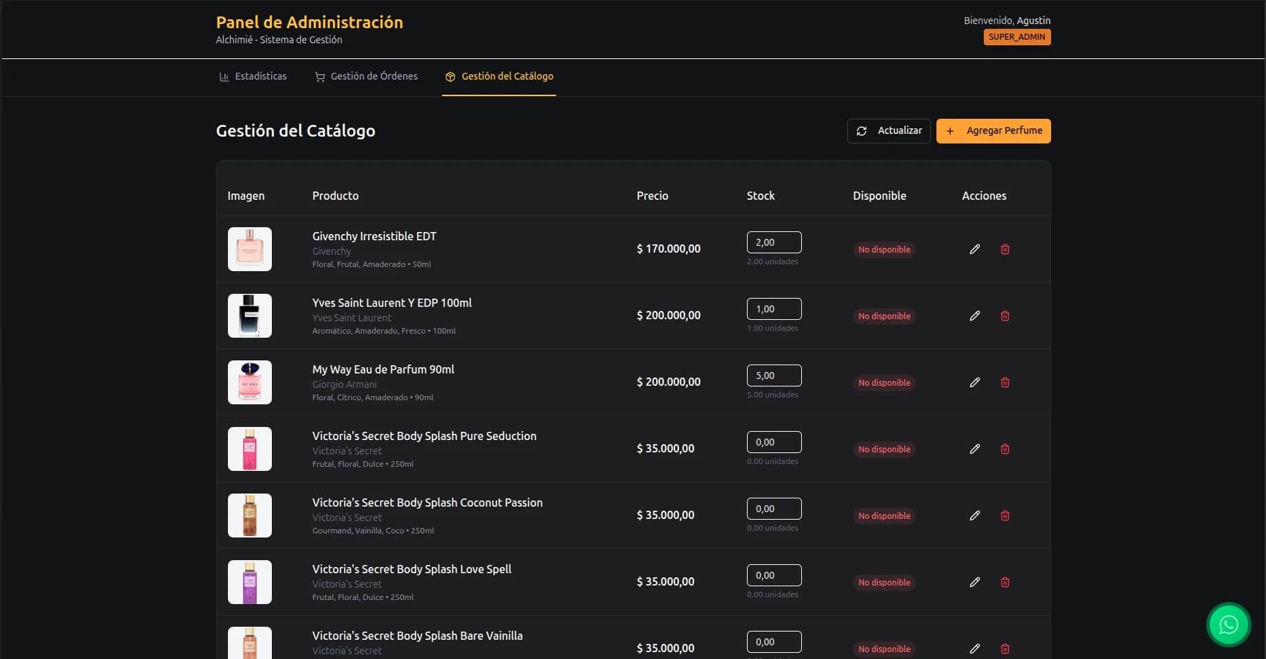 Nadir Perfumes screenshot 3